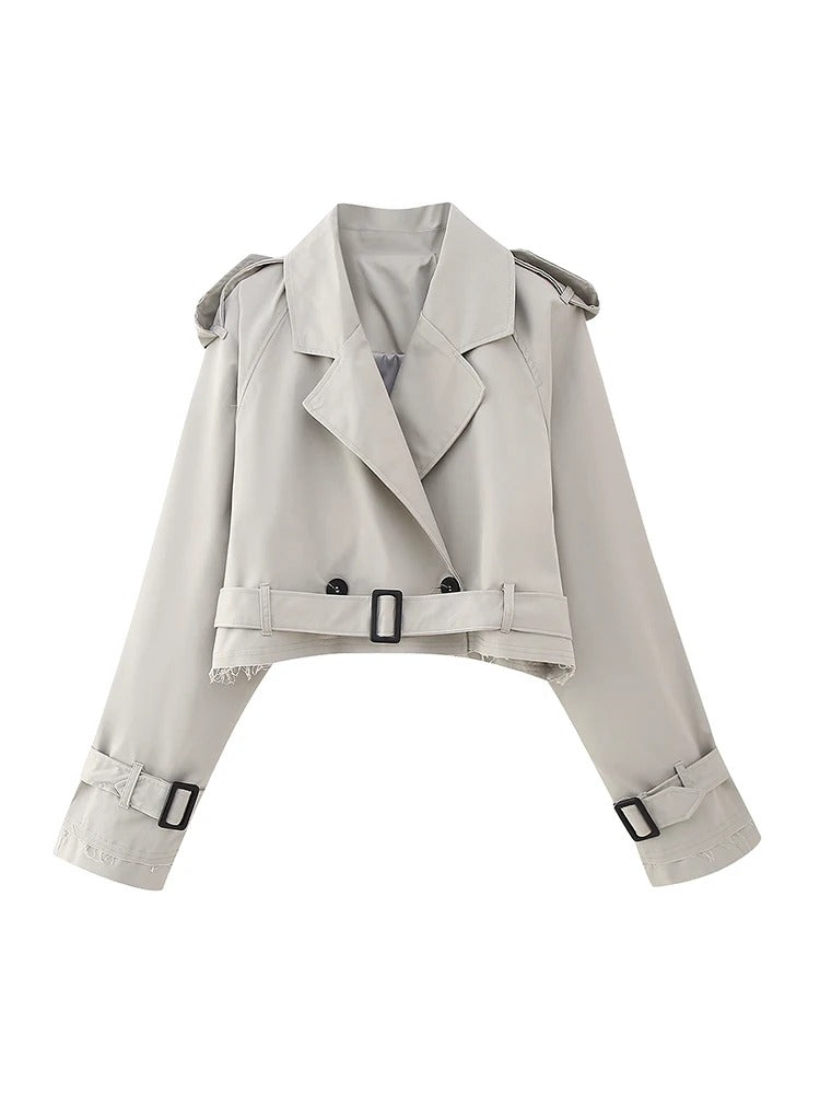 Léa Blanchet® | Veste Trench Cropped