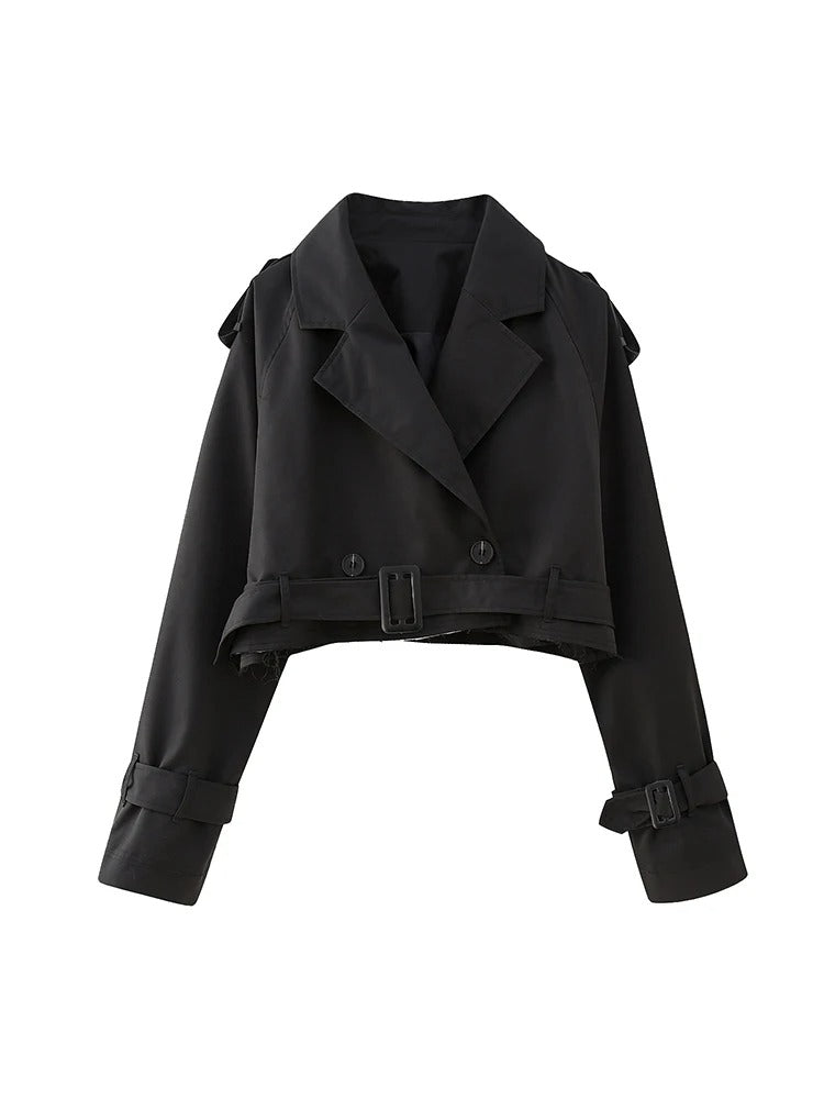 Léa Blanchet® | Veste Trench Cropped