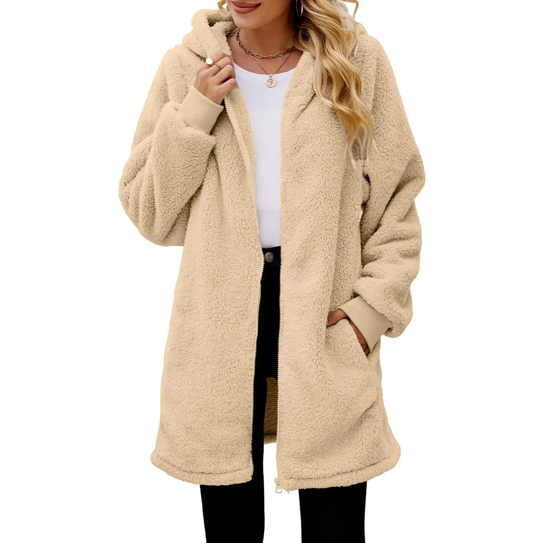 Sophie Paris | Manteau polaire à capuche