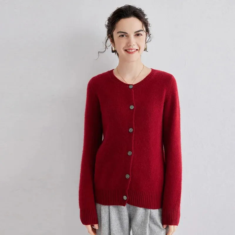 Amandine® | Cardigan en laine doux et intemporel