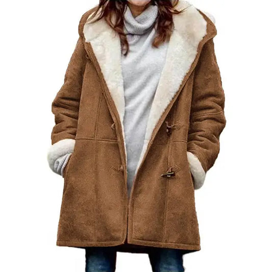 Sophie Paris® | Veste à capuche doublée polaire Cozy