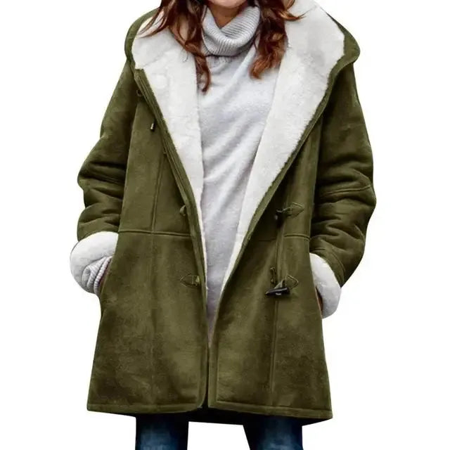 Sophie Paris® | Veste à capuche doublée polaire Cozy