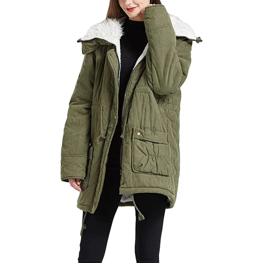 Sophie Paris l Parka Hiver Doublée en Peluche