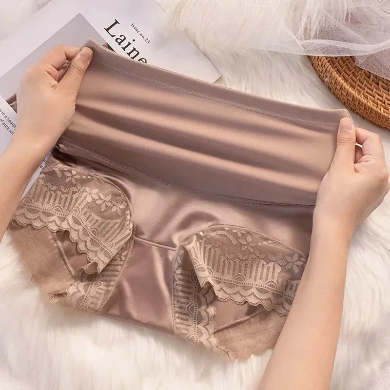 Léa Blanchet® | Culotte haute amincissante en dentelle