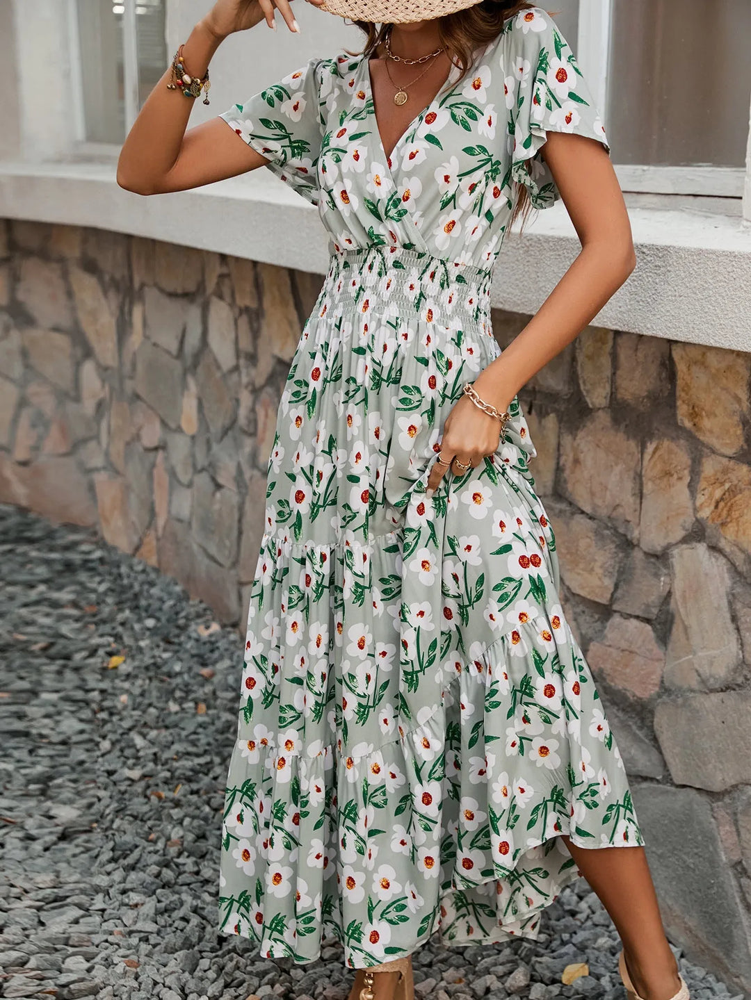 Élodie Lavin® | Robe Maxi Florale