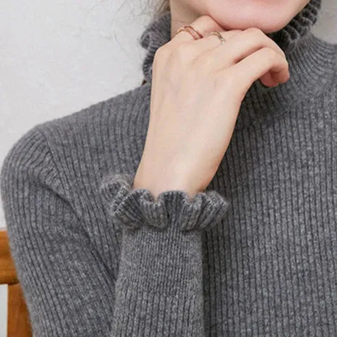 Pauline Laurent | Pull Turtle-Neck Classique et élégant