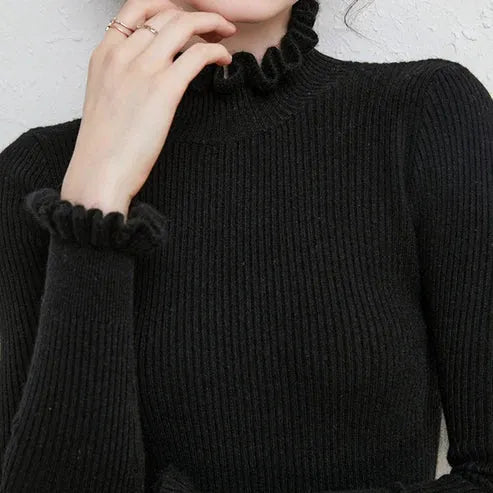 Pauline Laurent | Pull Turtle-Neck Classique et élégant