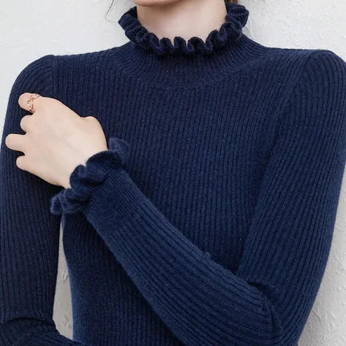 Pauline Laurent | Pull Turtle-Neck Classique et élégant