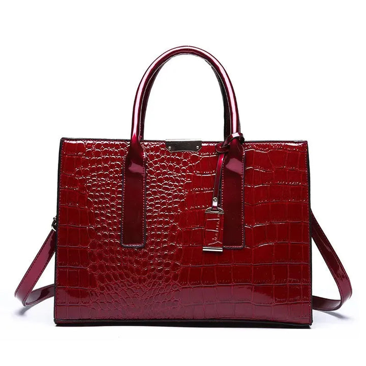 Fleur Rousse® I Sac en crocodile