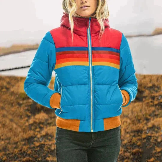 Riva Lefèvre | Veste thermique arc-en-ciel